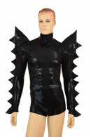 Black Mystique Spiked Romper - Coquetry Clothing