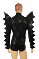 Black Mystique Spiked Romper - Coquetry Clothing