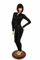 Black Mystique "Stella" Catsuit - Coquetry Clothing