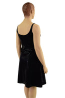 Black Mystique Thin Strap Tank A - Line Dress - Coquetry Clothing