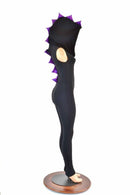 Black & Purple Hooded Catsuit - Coquetry Clothing