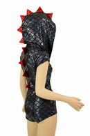 Black & Red Dragon Romper - Coquetry Clothing