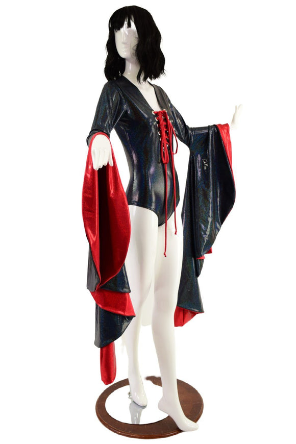Black & Red Sorceress Romper - Coquetry Clothing