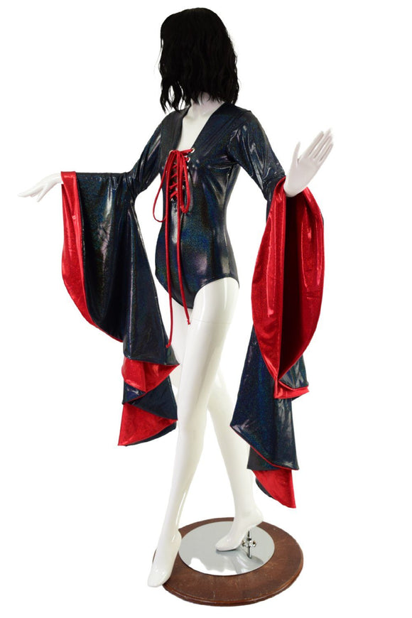 Black & Red Sorceress Romper - Coquetry Clothing