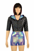 Black Scale Dragon Hoodie Set - Coquetry Clothing