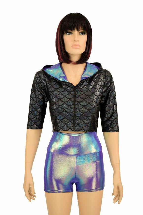 Black Scale Dragon Hoodie Set - Coquetry Clothing
