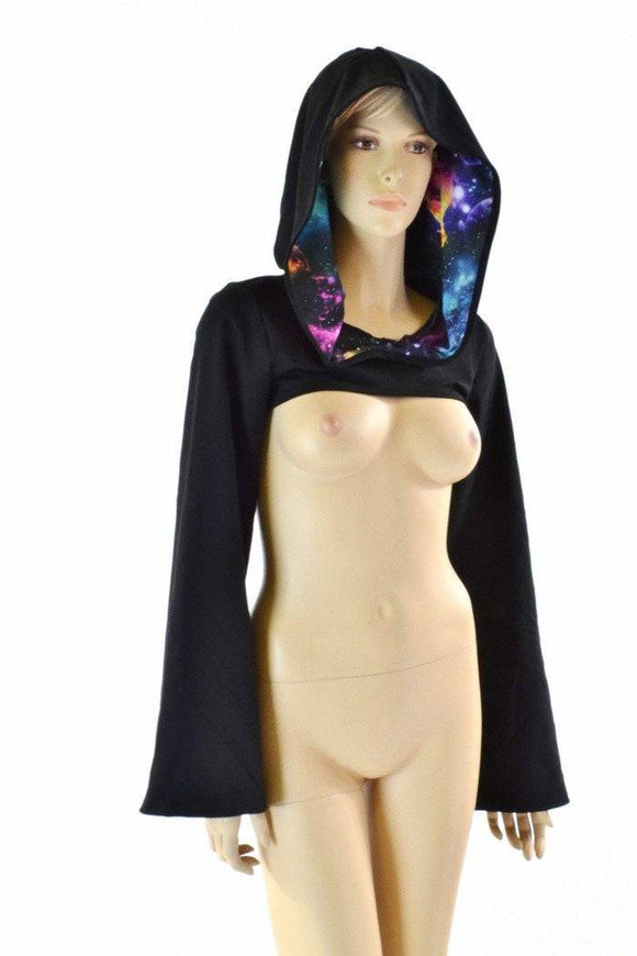 Black Soft Knit Galaxy Bolero - Coquetry Clothing