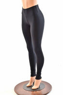 Black Soft Knit High Waist Leggings - Coquetry Clothing
