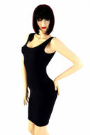 Black Soft Knit Tank Dress - Coquetry Clothing