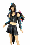 Black "Space Dragon" Set (+Dragon Wings!) - Coquetry Clothing