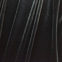 Black Stretch Velvet Fabric - 2