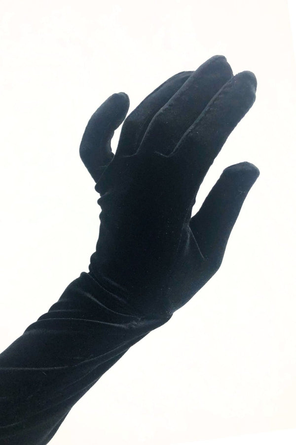 Black Velvet Gloves - 7