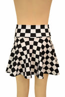 Black & White Check Kids Skirt or Skort - Coquetry Clothing