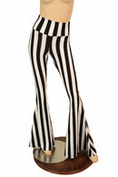 Black & White High Waist Solar Flares - Coquetry Clothing