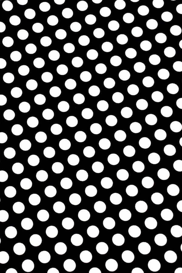 Black & White Polka Dot Skirt - 7