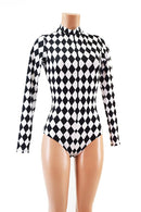 Black & White "Stella" Zipper Romper - Coquetry Clothing