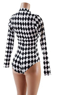 Black & White "Stella" Zipper Romper - Coquetry Clothing