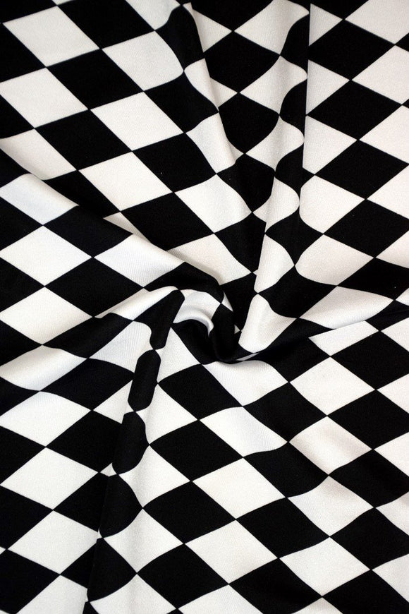Black & White "Stella" Zipper Romper - Coquetry Clothing