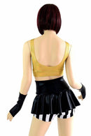 Black & White Stripe and Gold Pirate Set - Coquetry Clothing
