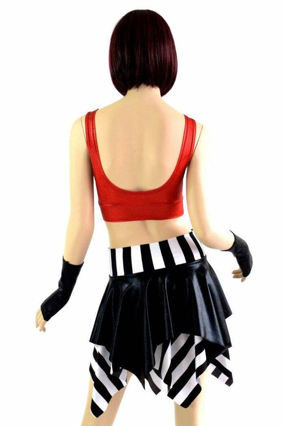 Black & White Stripe and Red Pirate Set - Coquetry Clothing