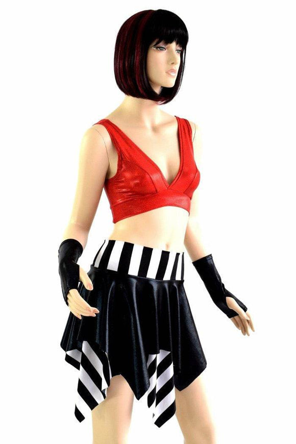 Black & White Stripe and Red Pirate Set - Coquetry Clothing