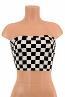 Black & White Tube Top - Coquetry Clothing