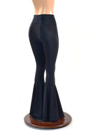 Black Zen High Waist Bell Bottom Flares - Coquetry Clothing