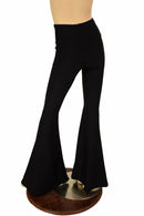 Black Zen High Waist Solar Flares - Coquetry Clothing