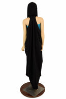 Black Zen Hooded Racerback Duster - Coquetry Clothing