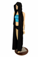 Black Zen Hooded Racerback Duster - Coquetry Clothing