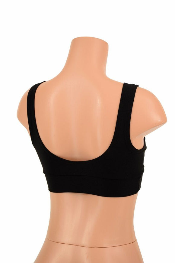 Black Zen & Neon Melt Starlette Bralette - Coquetry Clothing