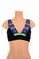 Black Zen & Neon Melt Starlette Bralette - Coquetry Clothing