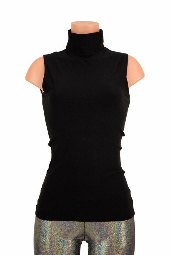 Black Zen Turtle Neck Top - Coquetry Clothing