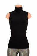 Black Zen Turtle Neck Top - 2