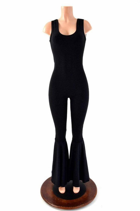 Black Zen Twist Back Catsuit - Coquetry Clothing