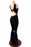 Black Zen Twist Back Catsuit - Coquetry Clothing