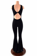 Black Zen Twist Back Catsuit - Coquetry Clothing