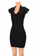 Black Zen V Neck Dress - 4