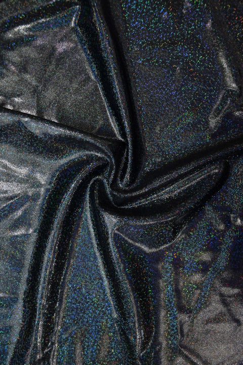 Black Holographic Fabric - Coquetry Clothing