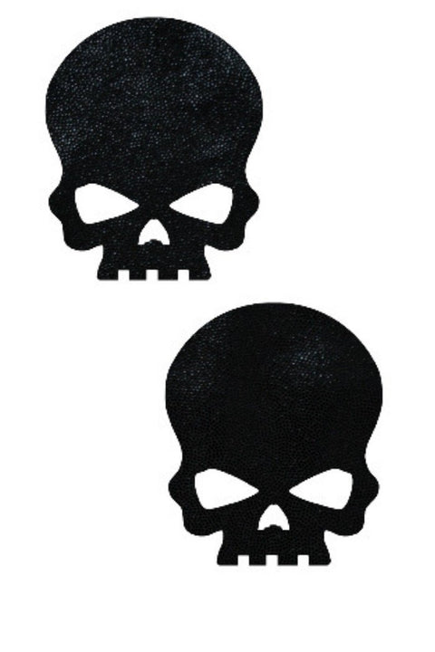 Black Mystique Skulls Pasties - Coquetry Clothing