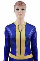 Blue & Gold Fallout Cosplay Suit - Coquetry Clothing