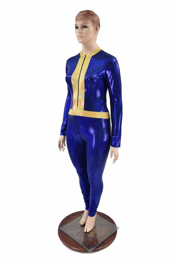 Blue & Gold Fallout Cosplay Suit - Coquetry Clothing