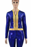 Blue & Gold Fallout Cosplay Suit - Coquetry Clothing