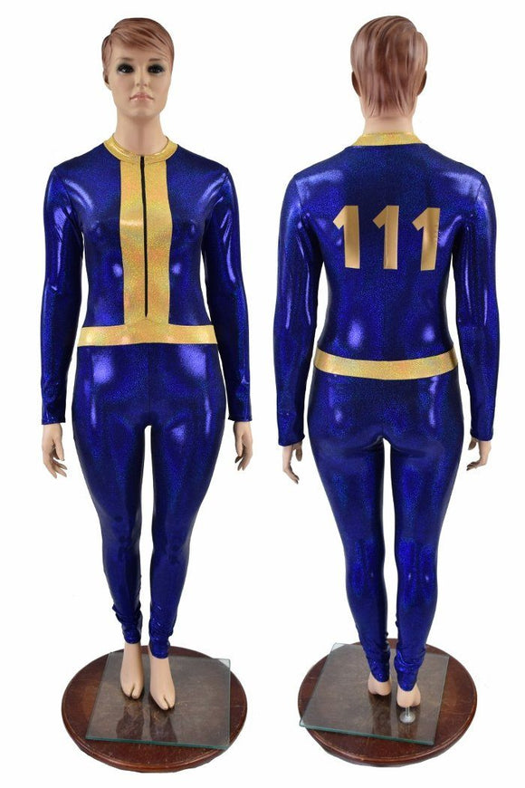 Blue & Gold Fallout Cosplay Suit - Coquetry Clothing