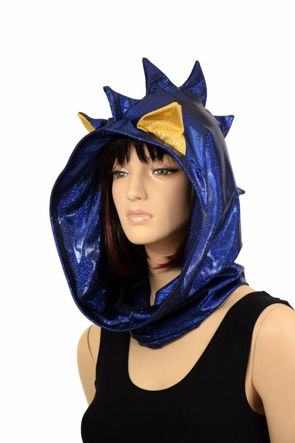 Blue Hedgehog Short Hood - Coquetry Clothing