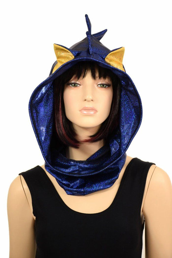 Blue Hedgehog Short Hood - Coquetry Clothing