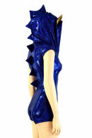 Blue Hedgehog Zipper Front Romper - Coquetry Clothing