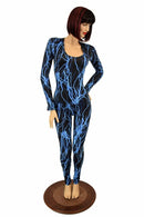 Blue Lightning Catsuit - Coquetry Clothing