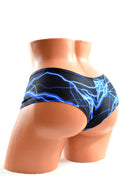 Blue Lightning Cheeky Shorts - Coquetry Clothing