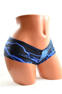Blue Lightning Cheeky Shorts - 2